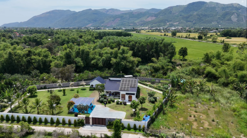 Country house rooftop solar project in Dien Binh, Vietnam